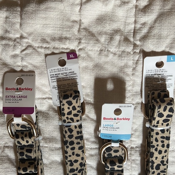 Boots & Barkley™ Animal Print with Buckle  Dog Collar- Set of 4, L(2)& XL(2) - Picture 2 of 6
